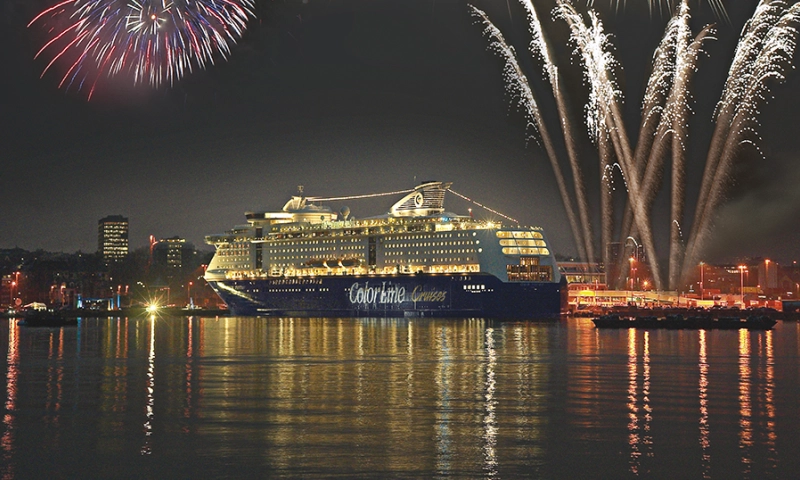 Nytt�rscruise til Kiel